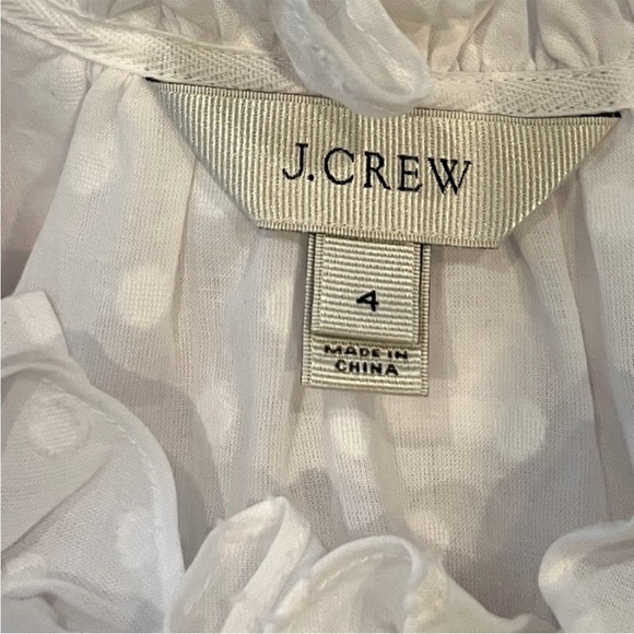 J.CREW white Swiss dot top - Picture 7 of 9